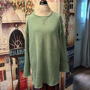 Free People Beach “Best Coast Tunic”, Green, Size Small